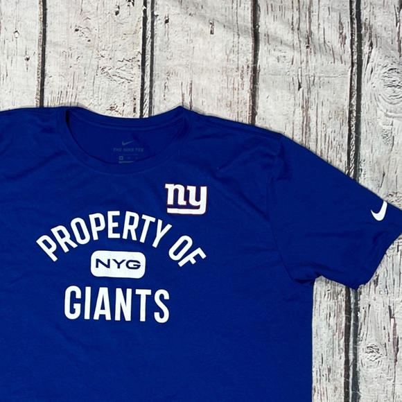 New York Giants NFL Football Dri - Fit The Nike Tee Sports Crewneck Tshirt - Picture 3 of 5